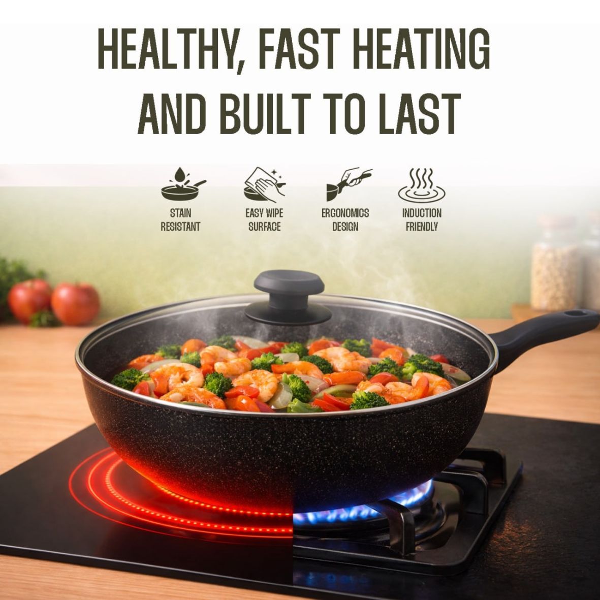 Wyking Deluxe 16cm Induction Sauce Pan