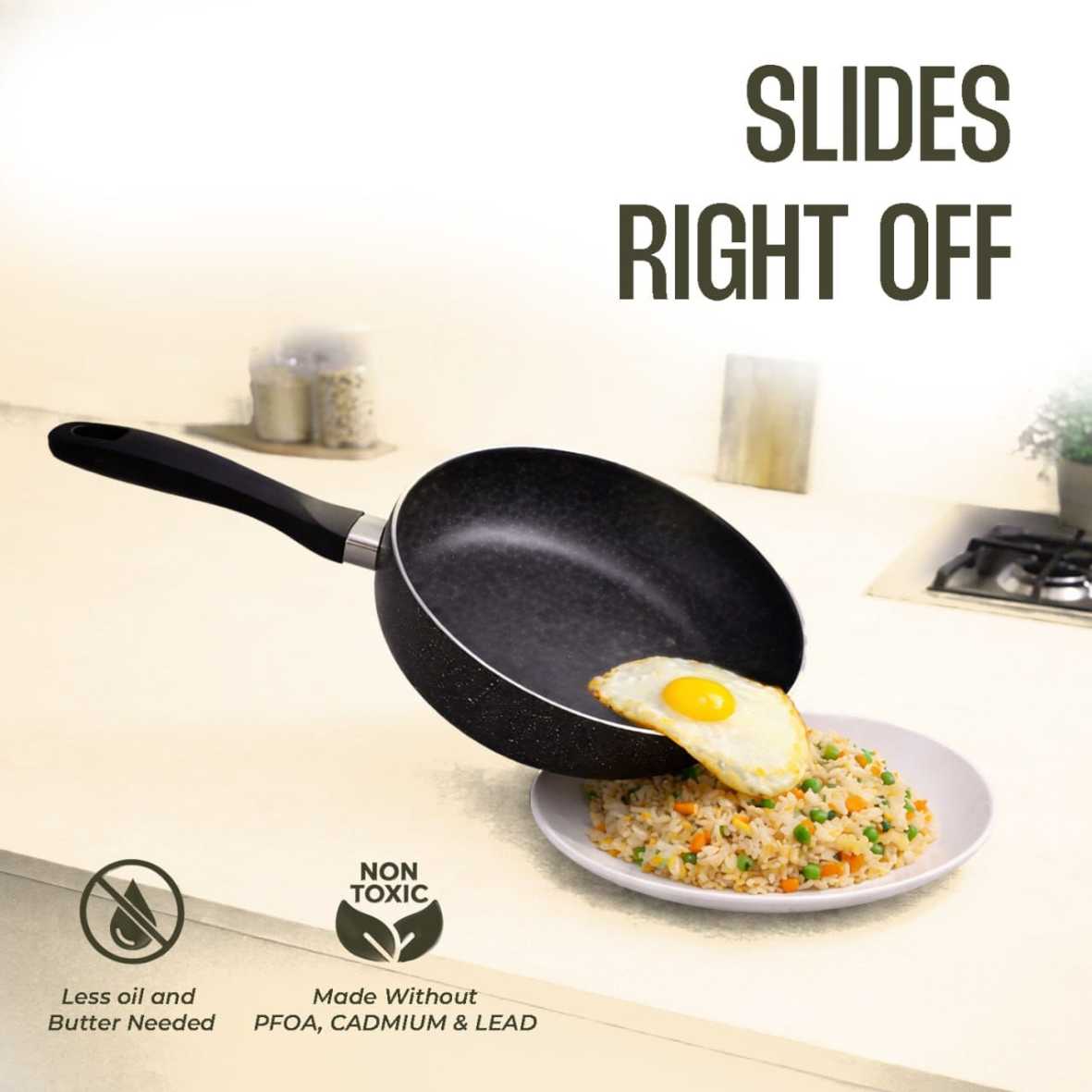 Wyking Deluxe 26cm Induction Wok Pan