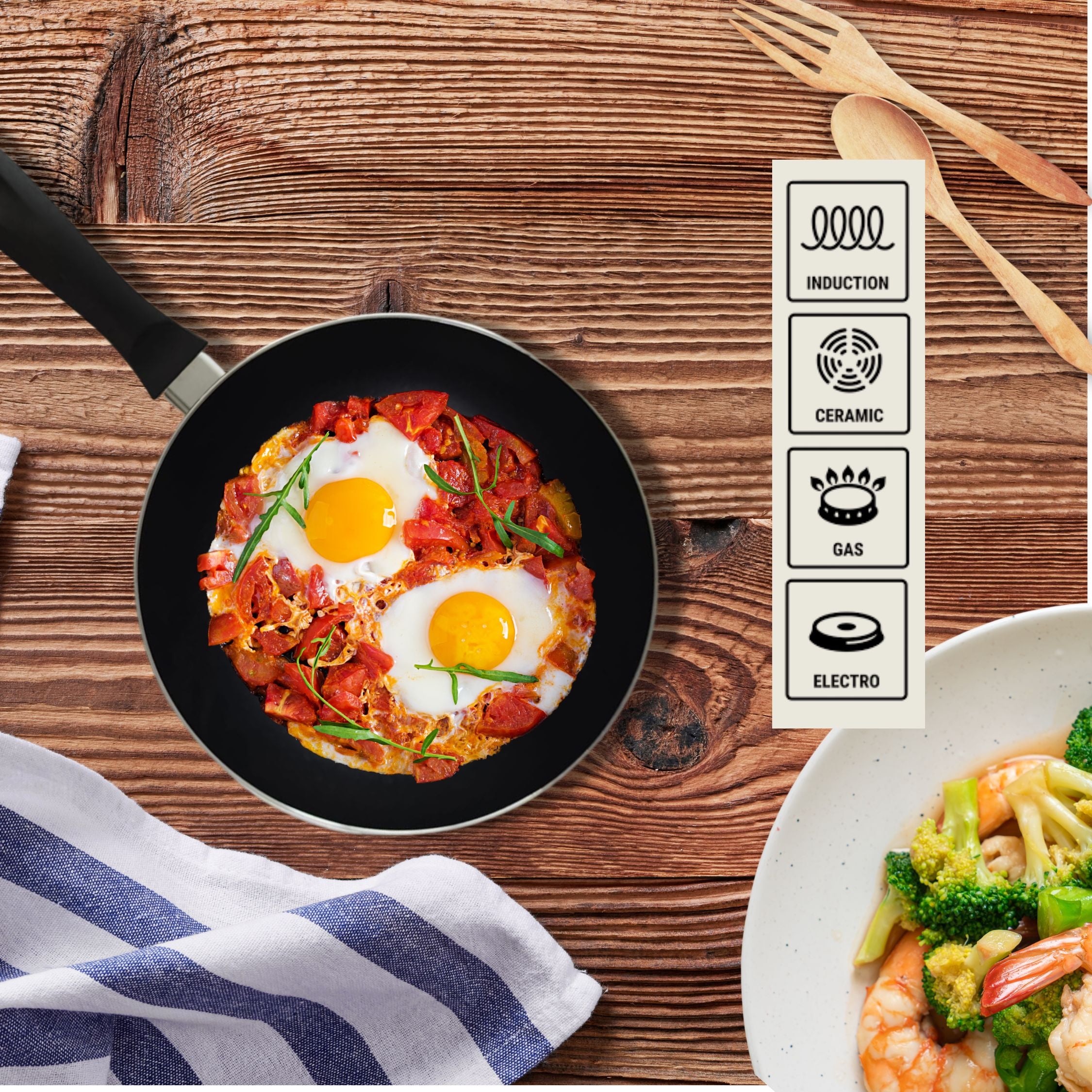 Wyking Deluxe 20cm Induction Non Stick Fry Pan