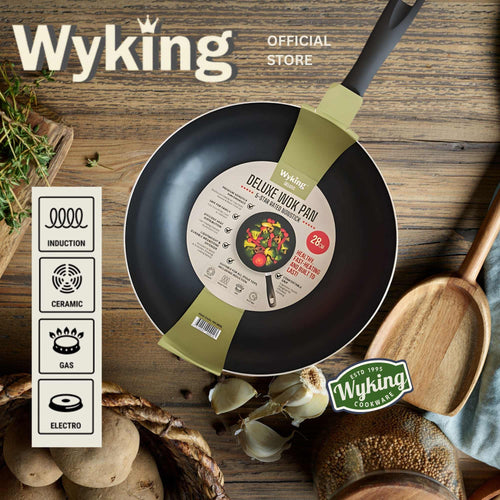 Wyking Deluxe 22cm Induction Wok Pan