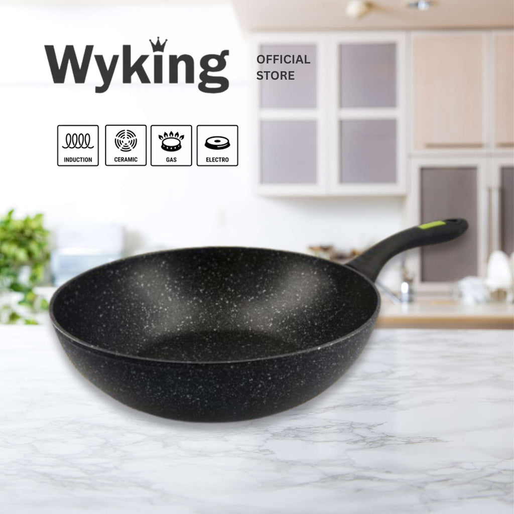 Wyking Deluxe 20cm Induction Wok Pan
