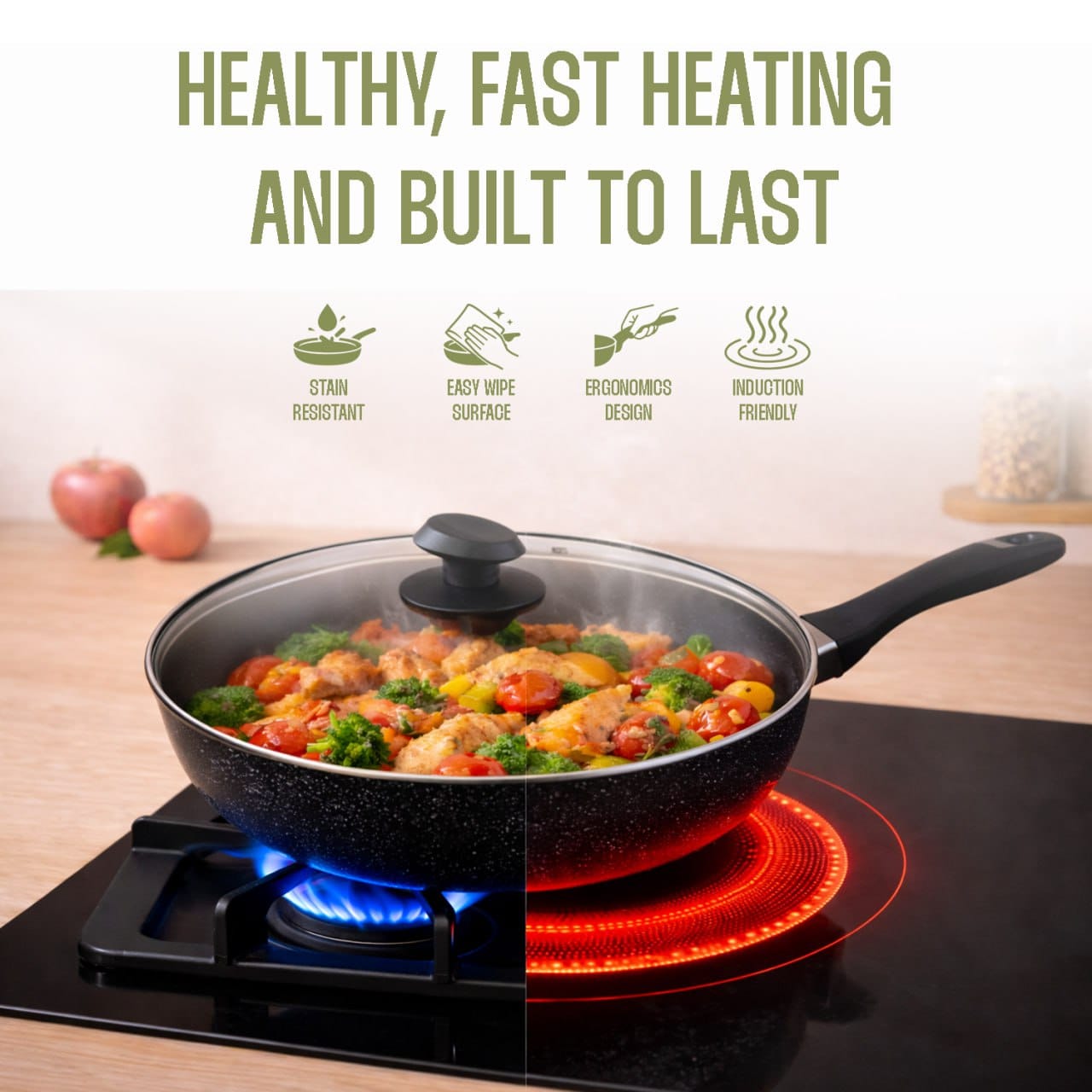 Wyking Deluxe 16cm Induction Sauce Pan